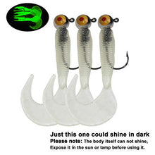 Load image into Gallery viewer, Shaddock Fishing 17 Piece 7 Colors Soft Jig Heads Hooks Kit