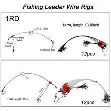 Load image into Gallery viewer, Saltwater Surf Fishing Tackle Kit -138pcs Leader Rigs Saltwater Lures Spoon Sinker Weights Floats Hooks Swivel Beach Fishing Gear