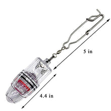 Load image into Gallery viewer, Deep Drop LED Fishing Light with Clip Underwater Fish Attracting Lamp Fishing Lure LED Flashing Light 2,100 ft Red