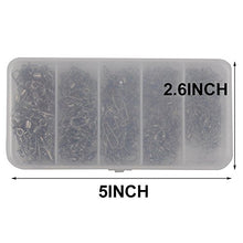 Load image into Gallery viewer, Shaddock Fishing 210pieces/box Fishing Swivel Snap Connectors Size 2 4 5 6 8 High-Strength Fishing Rolling Swivels with Nice Snaps Fishing Tackle Kit (100% Copper+Stainless Steel)