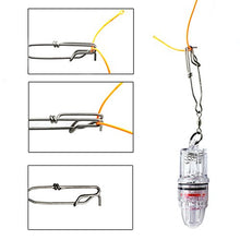 Load image into Gallery viewer, Deep Drop LED Fishing Light with Clip Underwater Fish Attracting Lamp Fishing Lure LED Flashing Light 2,100 ft Red