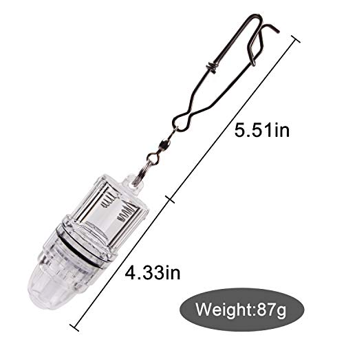 Deep Drop LED Fishing Light with Clip Underwater Fish Attracting Lamp –  lenjooy