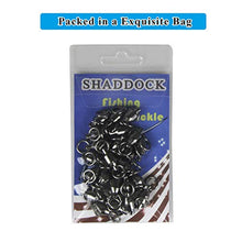 Load image into Gallery viewer, Shaddock Fishing 25 Pack 100% Copper 35lb-390lb High Strength Fishing Ball Bearing Swivels Fish Swivel Connectors with Strong Solid Welded Rings (Size 5 (230lb) 25 Pack)
