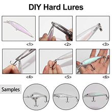 Load image into Gallery viewer, Unpainted Fishing Blank Lures DIY Crankbait Lures Kits, 313Pcs Including Fishing Treble Hooks Set Split Rings Kit Fishing Pliers Scissors DIY Hard Bait Fishing Tackle