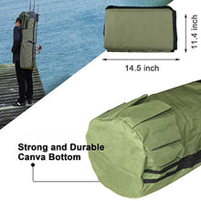 Load image into Gallery viewer, Fishing Bag Fishing Rod Reel Case Carrier Holder Fishing Pole Storage Bags Fishing Gear Organizer Travel Carry Case Bag by Shaddock