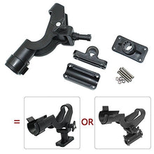 Load image into Gallery viewer, Shaddock Fishing Power Lock Rod Holder with 2 Side Mounts Adjustable Boat Fishing Rod Racks (1PC 05# Multi-Positional Mounting)