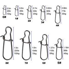 Load image into Gallery viewer, JL Sport 100 Pack Duo Lock Snaps(Size 6# Test: 110LB)