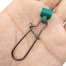 Load image into Gallery viewer, Heavy Duty Sinker Slides Duo Lock Snaps 25pcs/Box High-Strength Fishing Line Sinker Slider Swivel Snap Tackle Box Kit -Test: 220LB