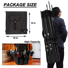 Load image into Gallery viewer, Fishing Bag Fishing Rod Reel Case Carrier Holder Fishing Pole Storage Bags Fishing Gear Organizer Travel Carry Case Bag by Shaddock