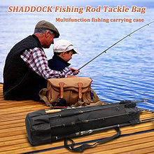 Load image into Gallery viewer, Fishing Bag Fishing Rod Reel Case Carrier Holder Fishing Pole Storage Bags Fishing Gear Organizer Travel Carry Case Bag by Shaddock
