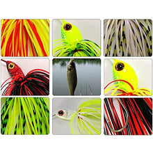 Load image into Gallery viewer, Fishing Spinner Baits Kit - Hard Spinner Lures Multicolor Buzzbait Swimbaits Pike Bass Jig 0.64oz (9pcs Spinner Baits)
