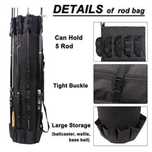 Load image into Gallery viewer, Fishing Bag Fishing Rod Reel Case Carrier Holder Fishing Pole Storage Bags Fishing Gear Organizer Travel Carry Case Bag by Shaddock