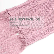 Load image into Gallery viewer, Hat Glove Scarf Set Women, 3 in 1 Beanie Hat and Scarf Winter Set Knit Warm Winter Gift Set for Women Girls (Pink)
